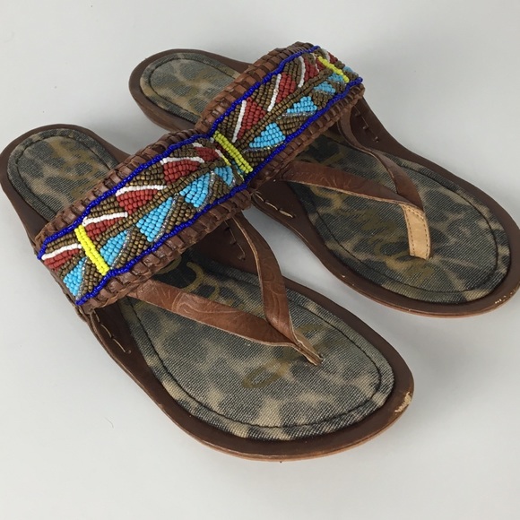 sam edelman beaded sandals